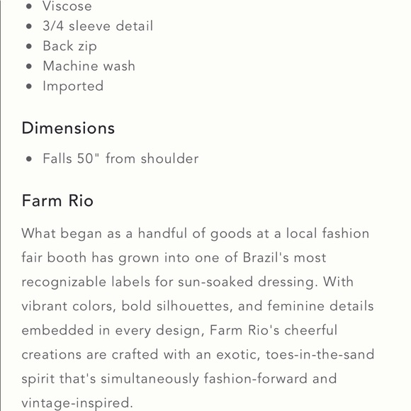 Farm Rio Squareneck Midi Dress - Picture 4 of 4